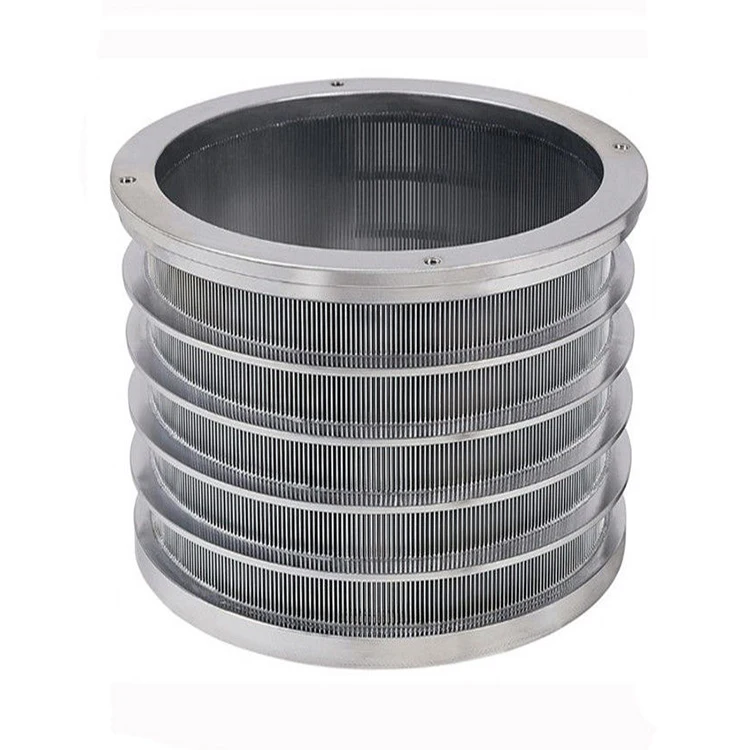 Paper Pulp Machine Pressure Screen Basket rotary drum wedge wire filter screen basket