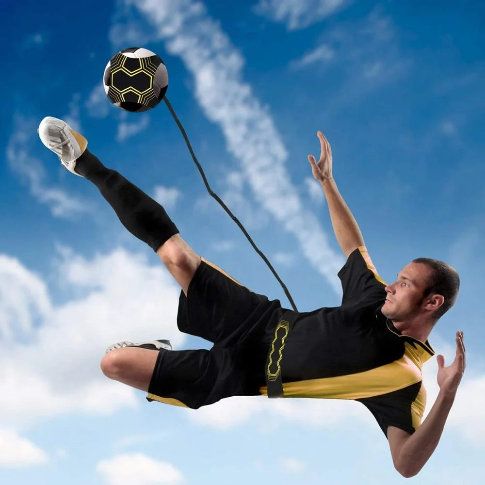 Football Training Adjustable Sports Assistance Soccer Kick Ball Practice Belt Training Equipment
