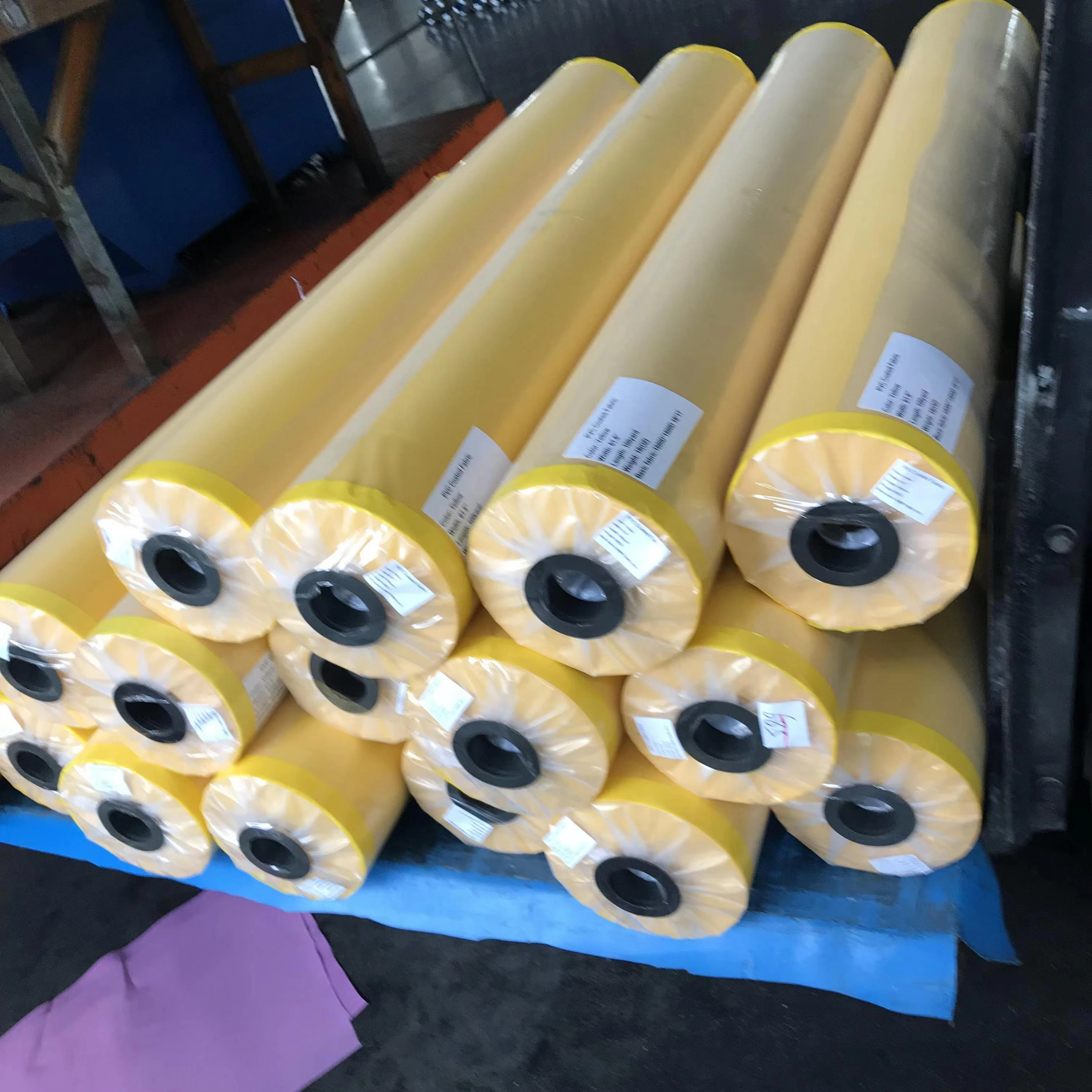 Masigns 850gsm Outdoor PVC Awning Fabric PVC Coated Tarp Striped Awning PVC Tarpaulin Awning Fabric for Tent /Membrane