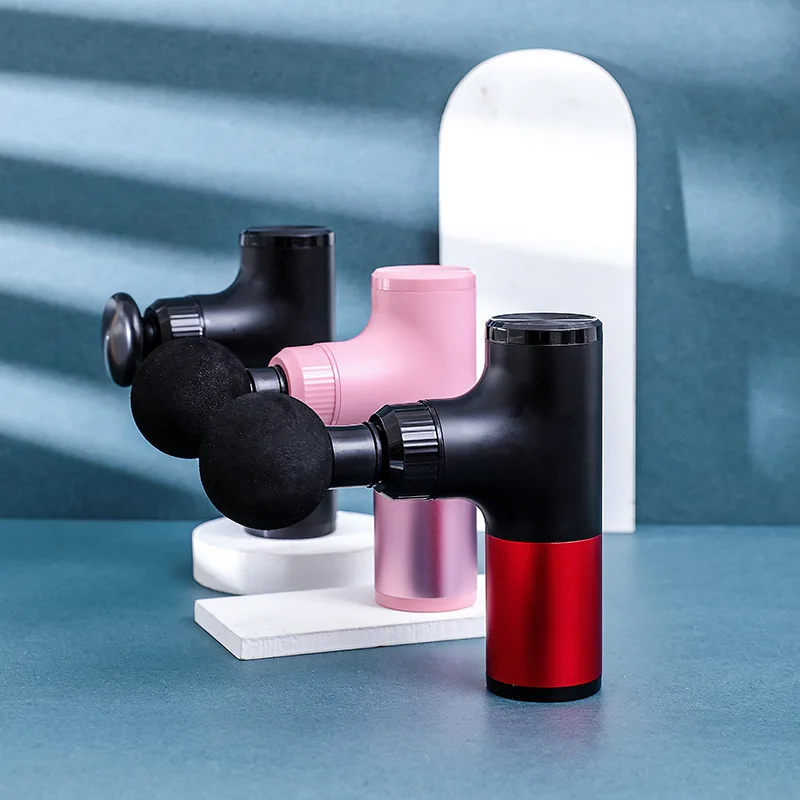 Grain Products Straight Mini fascia gun massage vibration relax portable pocket Muscle MassagerGluten