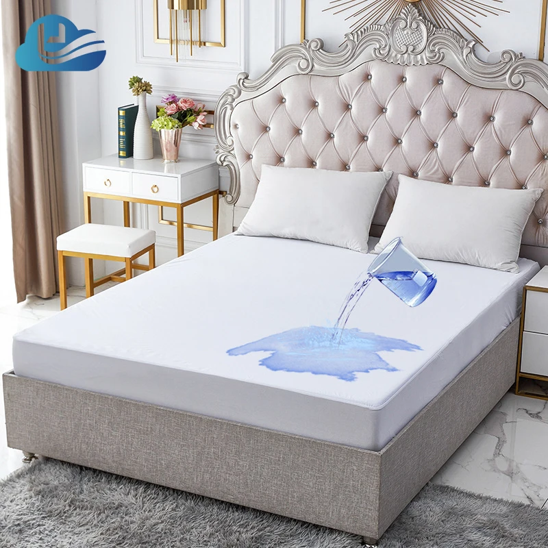Cloudland Waterproof Bed Cover Mattress Protector Queen Mattress Protector Hotel Terry Mattress Protector
