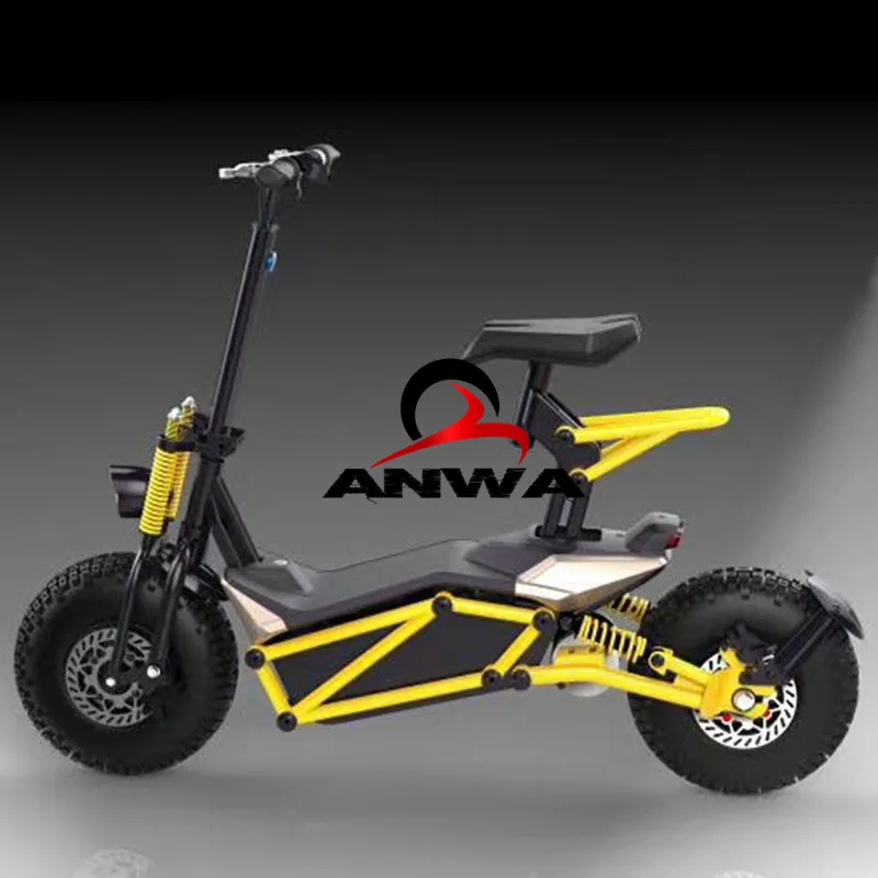  Раскладной стенд со шнуровкой 2 колеса внедорожных на дороге 1000W 1300W 1600W 2000W 36V 48V Электрический скутер