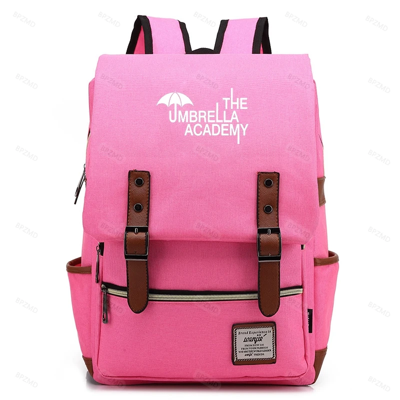 New The Umbrella Academy USB Backpack Women Men Teenager School Bag Women USB Travel Rucksack Large Mochila Escolar