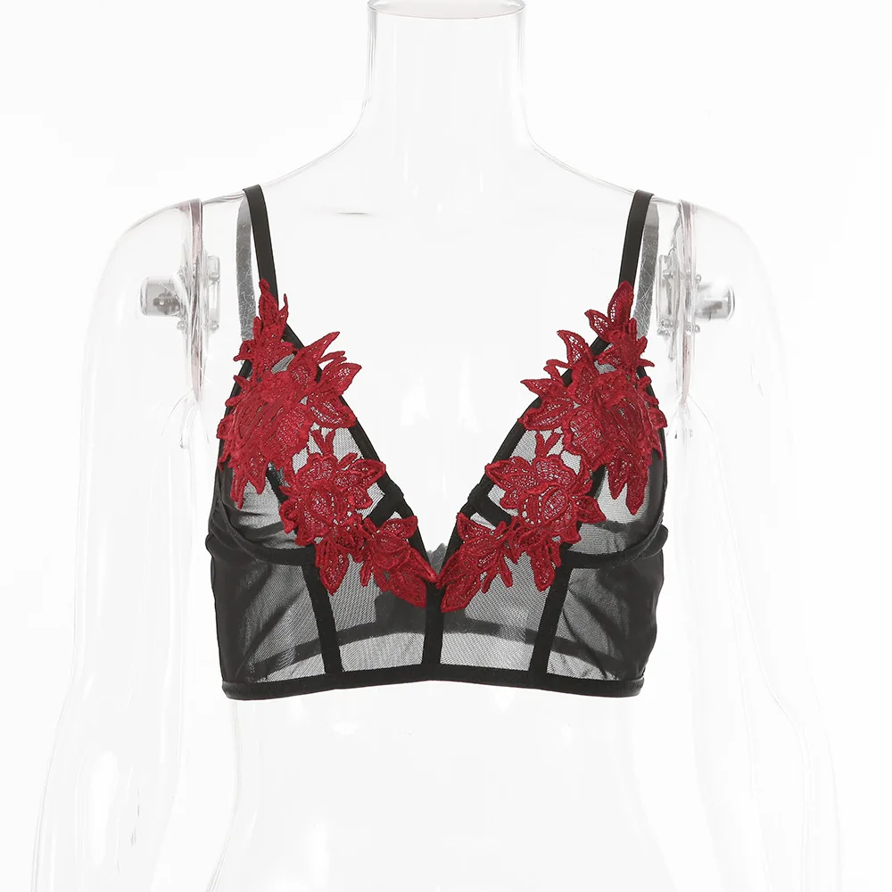 
Wholesale mature women sexy lace print seductive sexy lingerie 