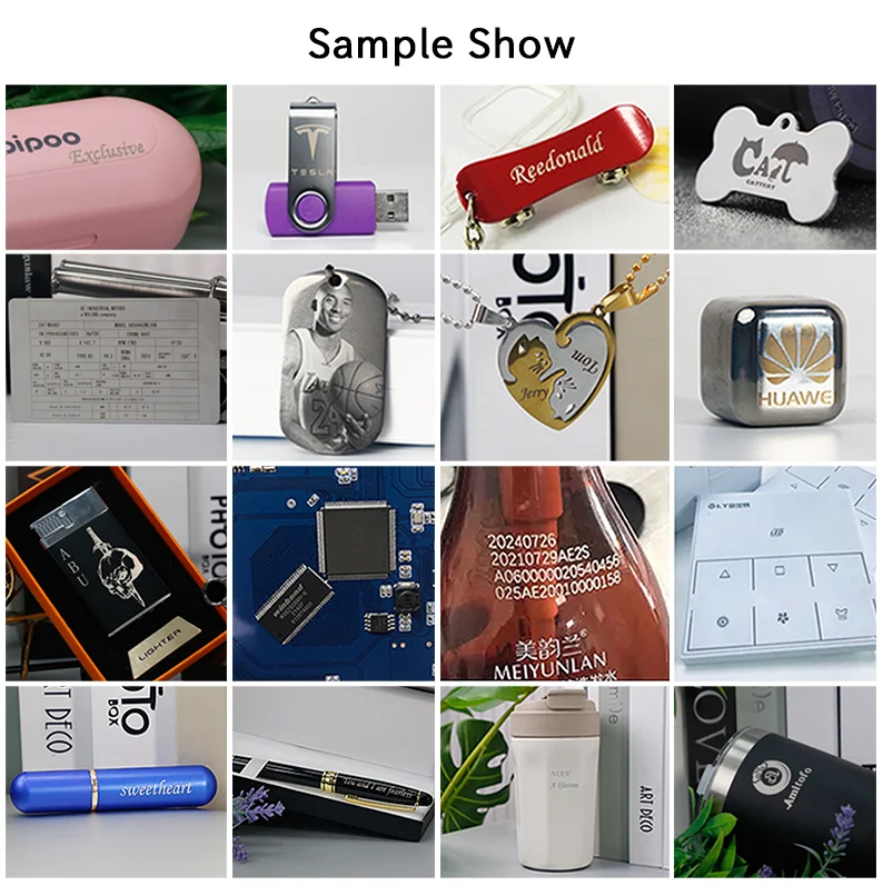 DIAOTU Handheld Fiber Laser Nameplate Marking Machine 20W/30W/50W Max Raycus Laser Engraving Machine