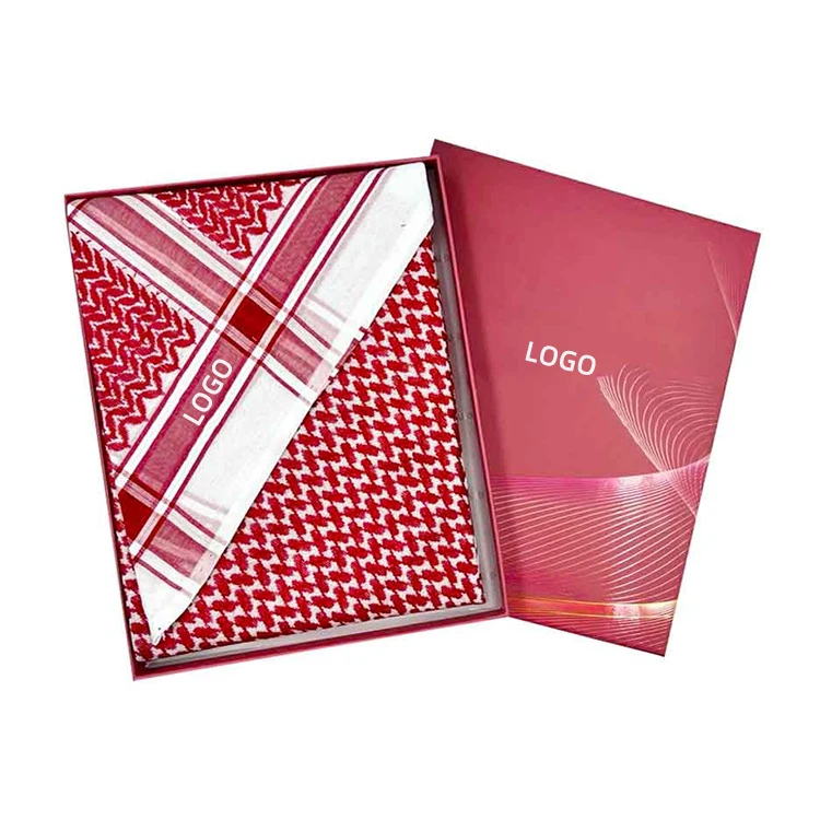 new design white cotton arabic yashmagh scarf