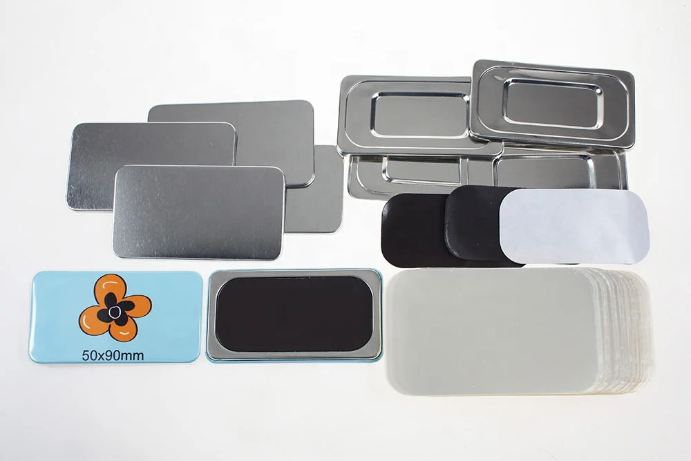 Customized 50x90mm Button Badge Stand Paper Cutter