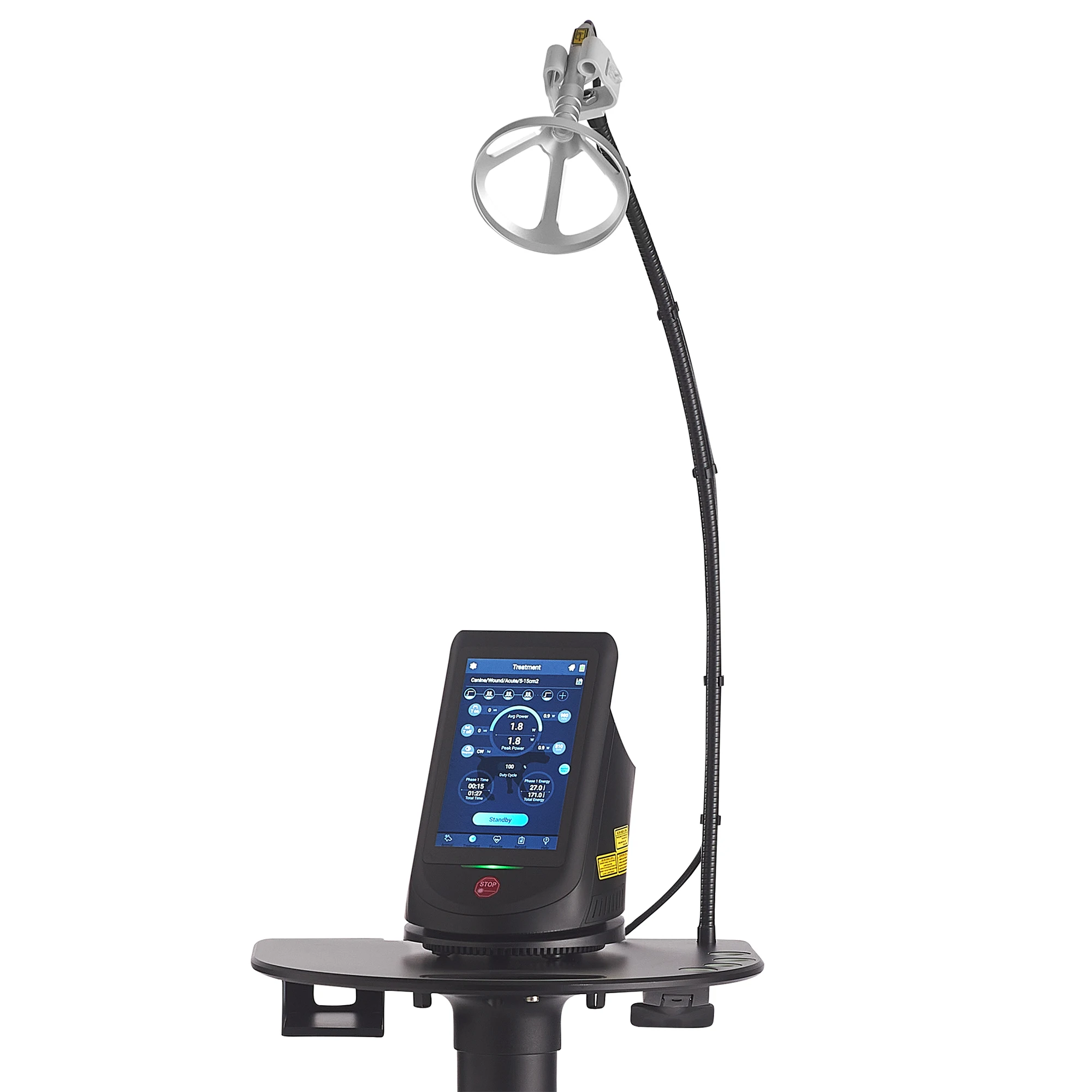 Hands free mode with display racks high intensity laser therapy class 4 cold laser physical therapy equipments