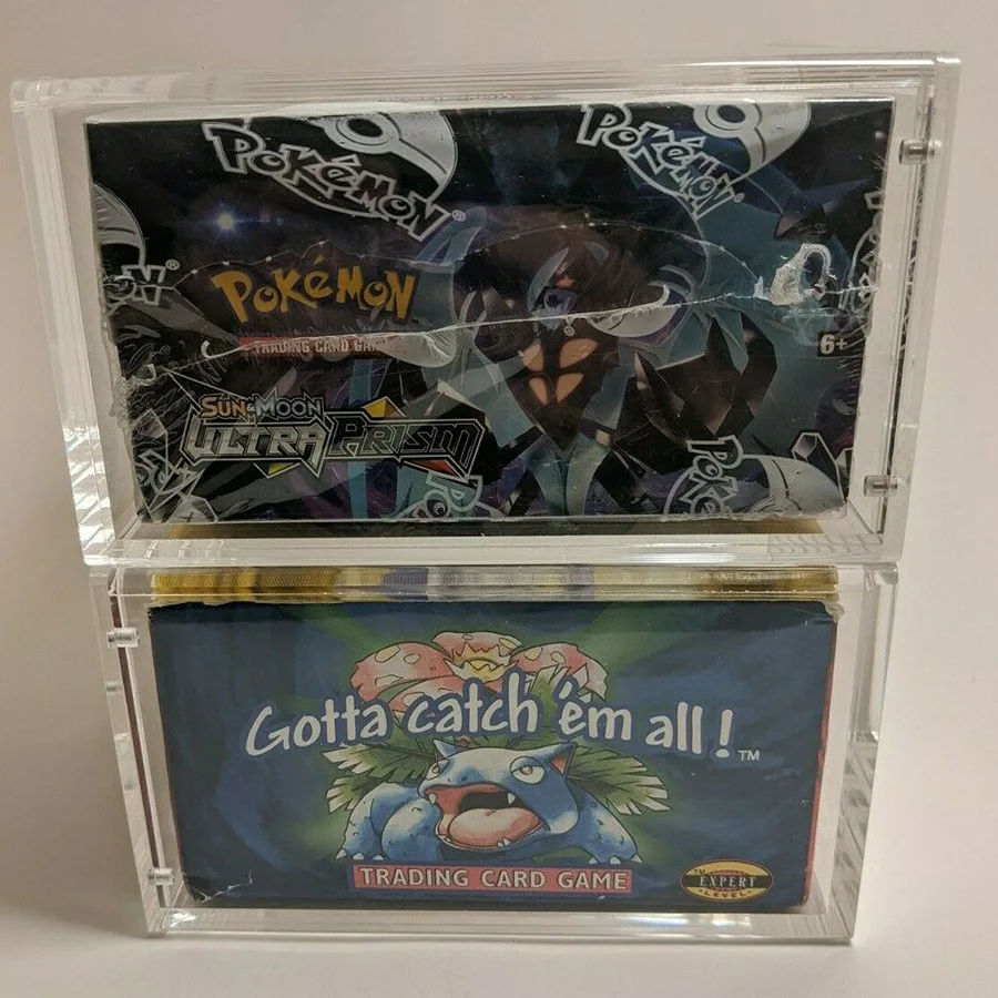 Spring Sign Factory Cheap Acrylic Display Case for Pokemon Storage