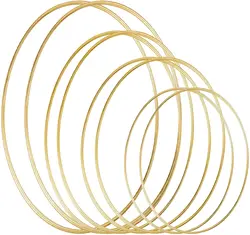 Luxury Hot sale Wholesale Golden Hoop Rings Metal Hoops For Dream Catcher
