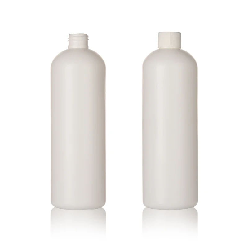 Factory Sell HDPE Plastics Bottle Screw Cap 30ml 50ml Plastic Bottle Wholesale Custom Empty Round Shoulder Bottle