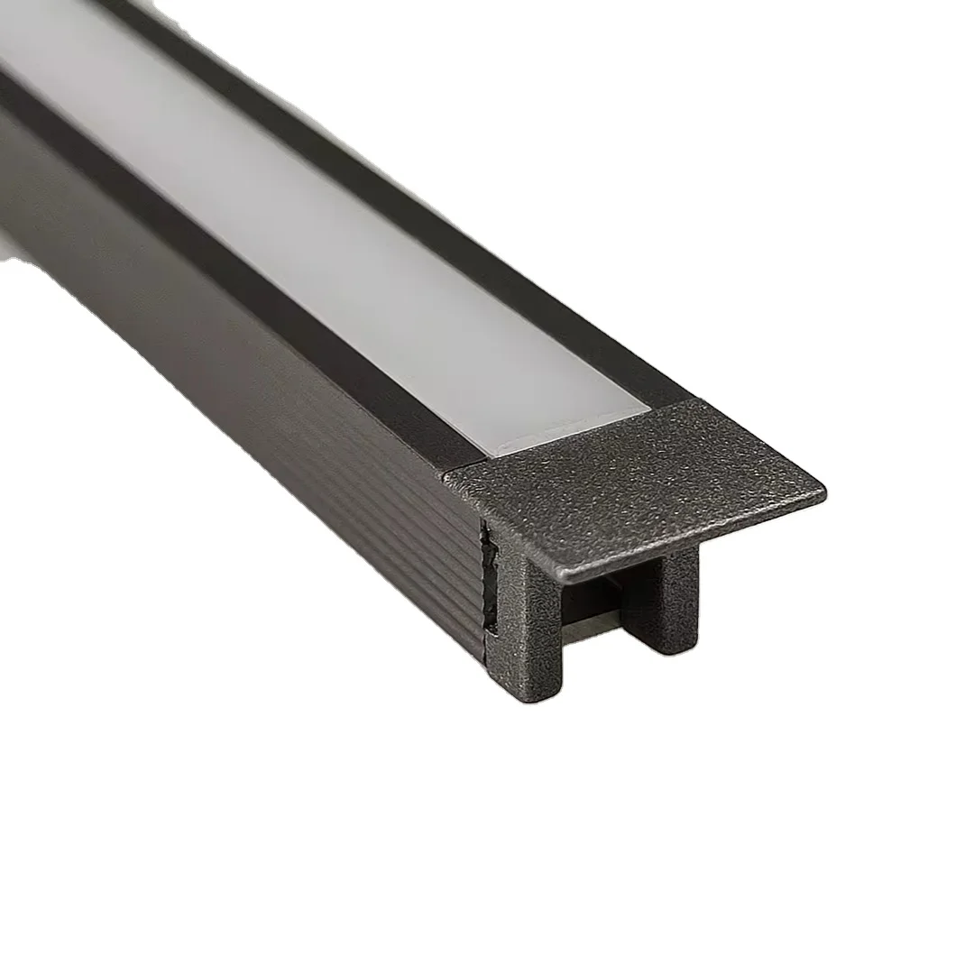 High-quality W7.9*H8.5mm Recessed Aluminum Alloy Cabinet LED Light U-Channel with Clips