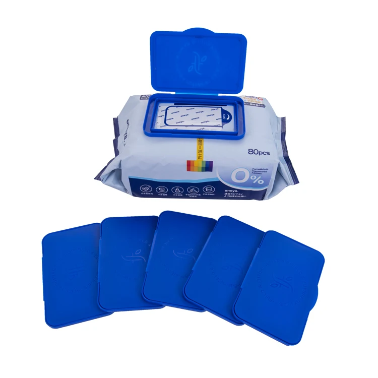 Lid Plastic Wet Wipe Packaging Box Flip Top Cap Tissue Cover