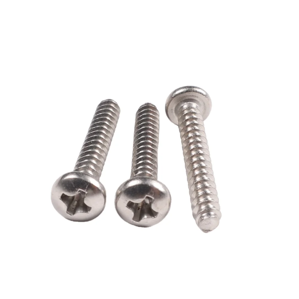 Wholesale #14 Pan Head Phillips 1-1/2 Length Under Head Grade 2 Steel Self Tapping Sheet Metal Screw