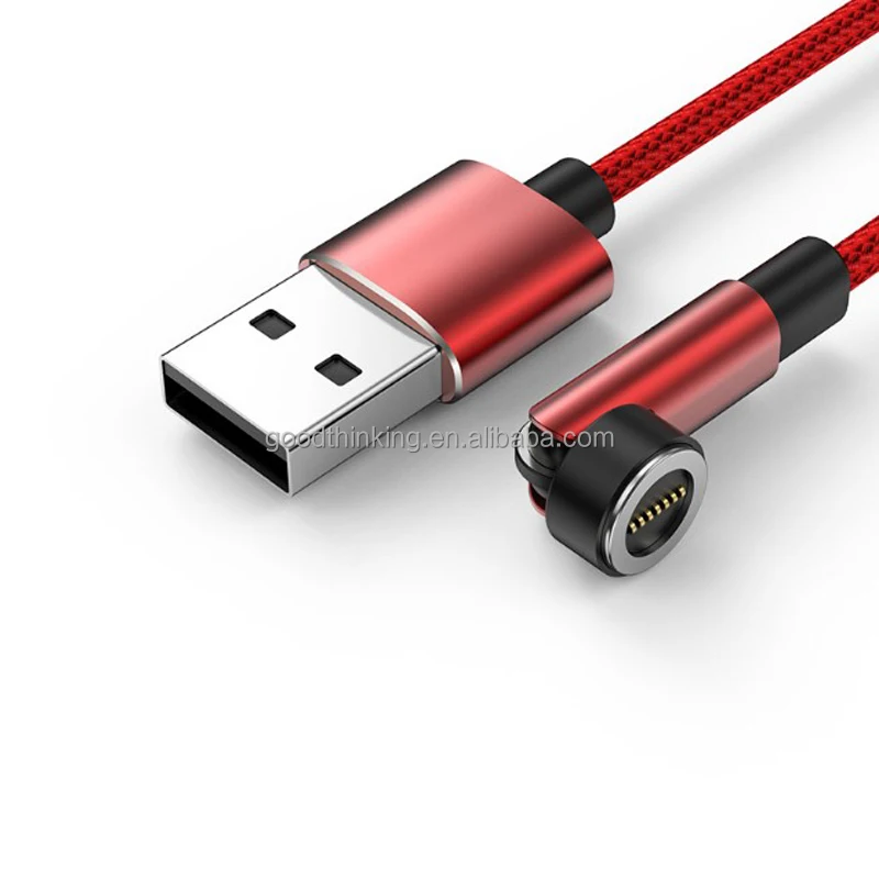 fast charger 540 degree rotation OEM Logo USB Type C Micro USB 3 in 1 magnetic cable