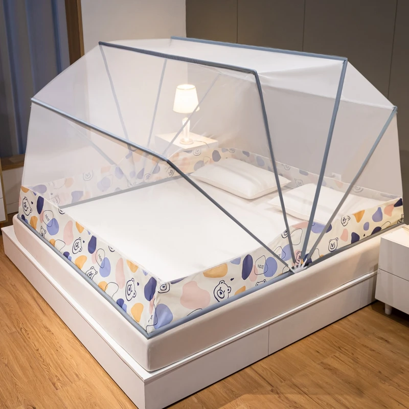 Upgrade 6 shares No installation required Folding Mosquito Net