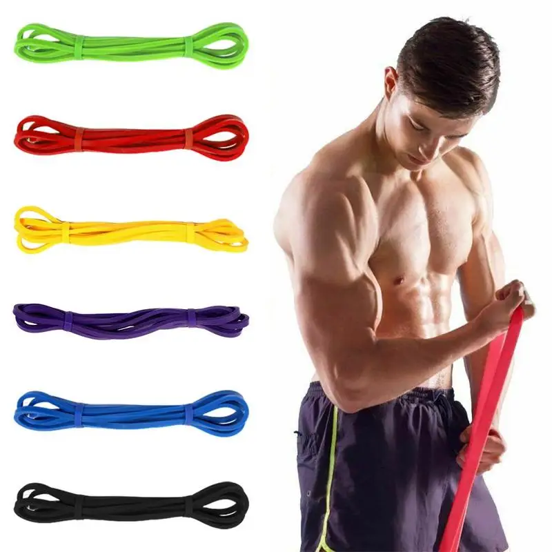 Heavy Duty Latex Resistance Band Exercise Elastic Band For Sport Strength Pull Up Assist Band Workout Pilates Fitness Equipment