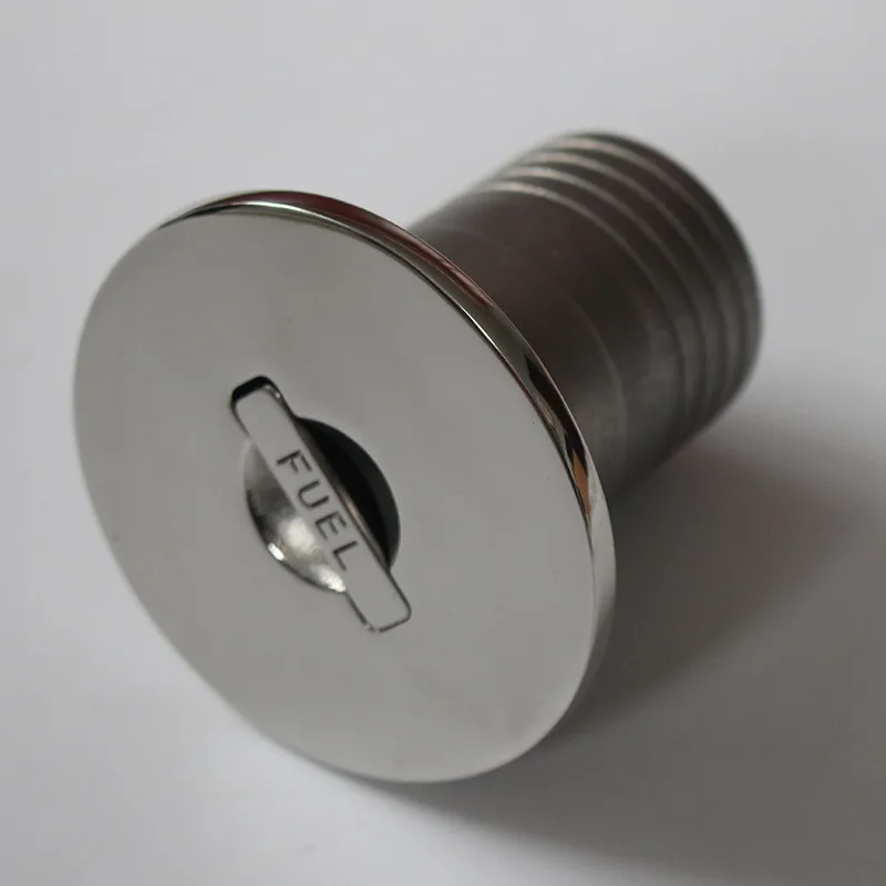 Excellent process 316 stainless steel deck filler with or without key for boat parts