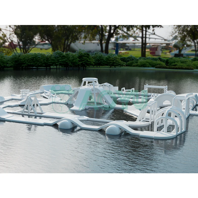 AOYU Giant Inflatable Floated Water Park Lake Inflatable Aqua Park Water Park For Beach