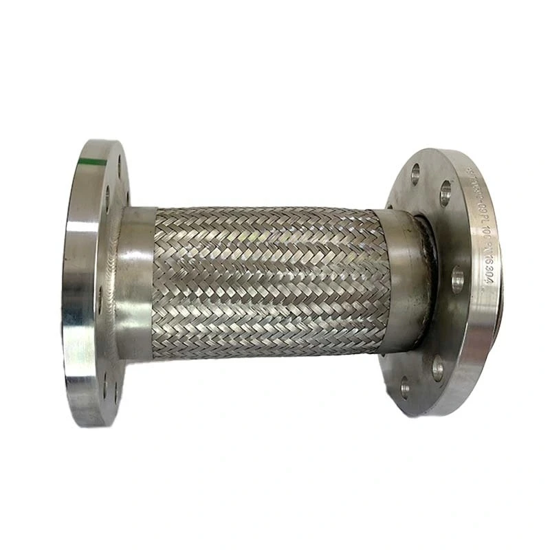 High strength luxury high standard flexible corrugated high temperature flanged stainless steel metal hose