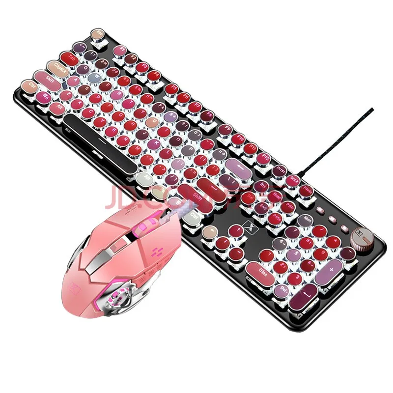 
K520 Lipstick mechanical keyboard Factory Cheap Price Usb Wired Oem Mechanical Backlit Computer Keyboard 