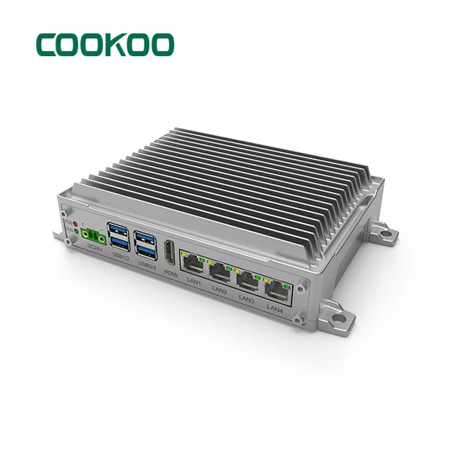 Small Size Rugged PC ADU510 Embedded Jetson Xavier NX 8G+16G CAN GPS 4G/5G Multiple Interfaces AI Fanless Industrial Computer