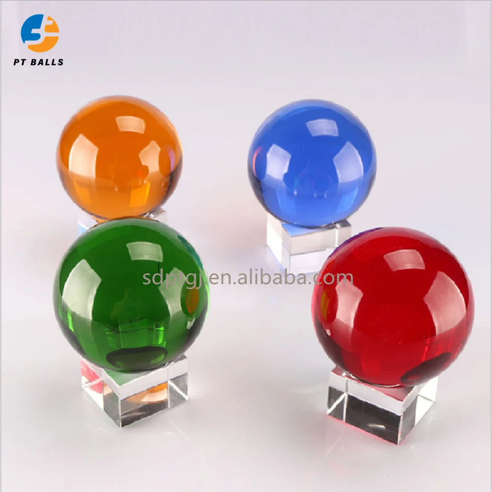 Clear glass ball 250mm 260mm 400mm large decorative crystal ball