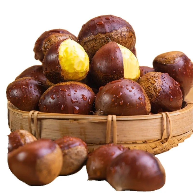 New Crop wholesale roasted chestnut ready to eat ready to eat chestnuts kernel peeled chestnuts for sale