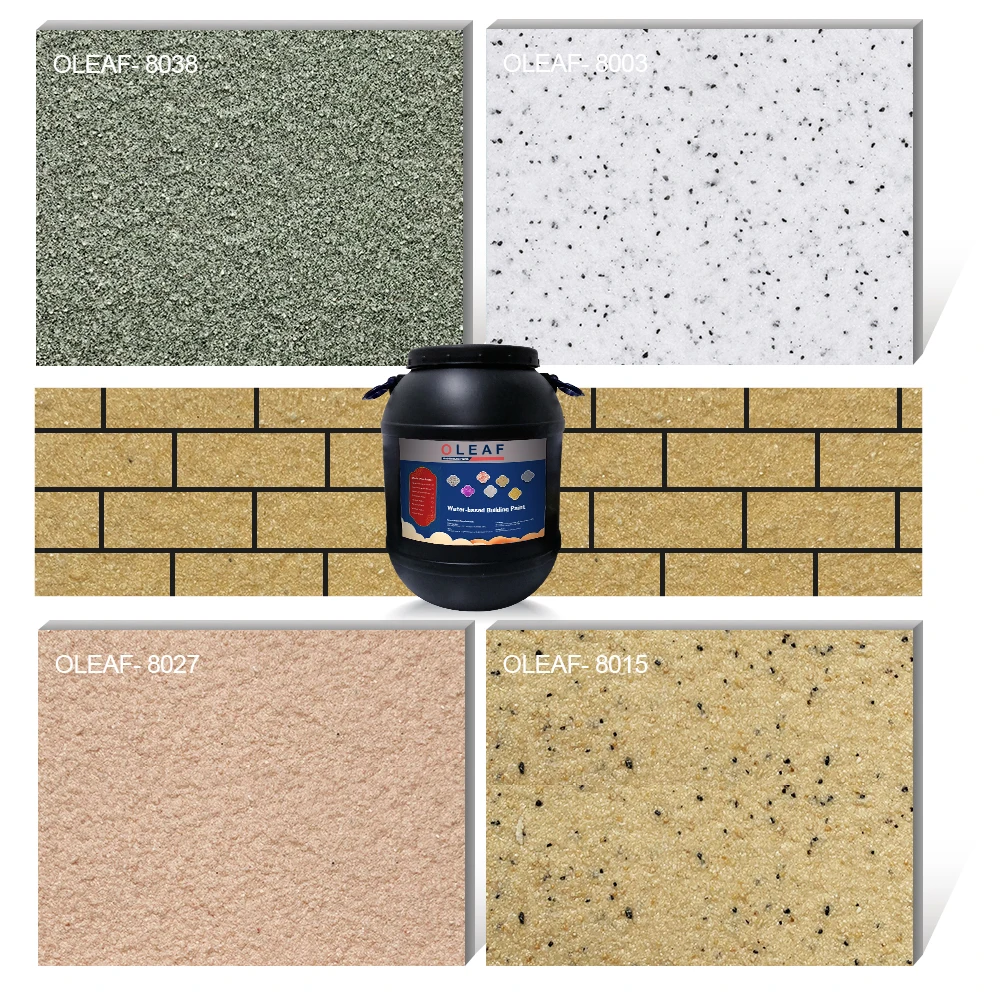 Waterborne White Color Griotte Effect Stone-like Liquid Coating Interior Exterior Wall Paint