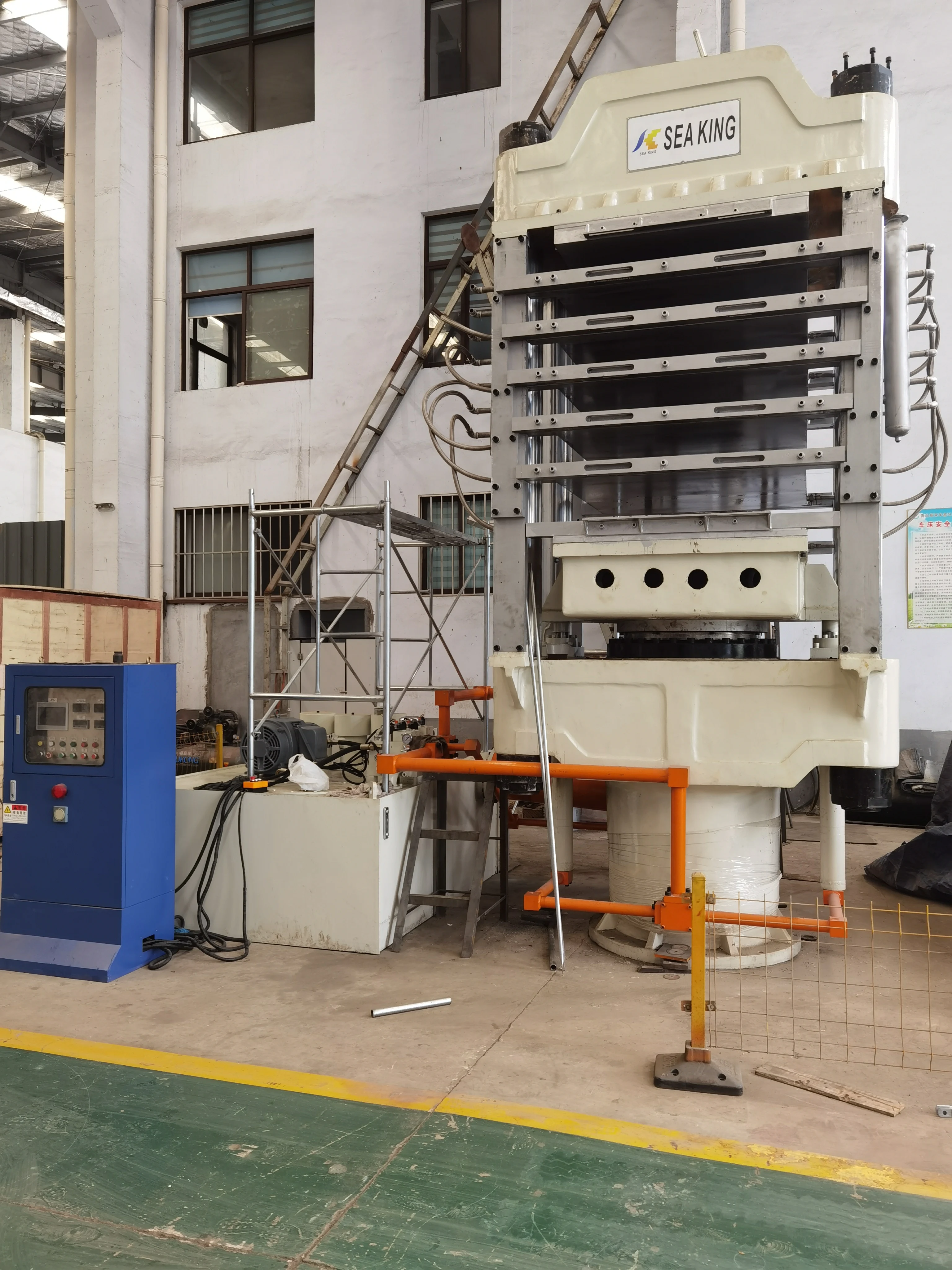 1300X1500mm 6 Daylights Foam Rubber Sheets Vulcanizing Press/EVA Foaming Machine