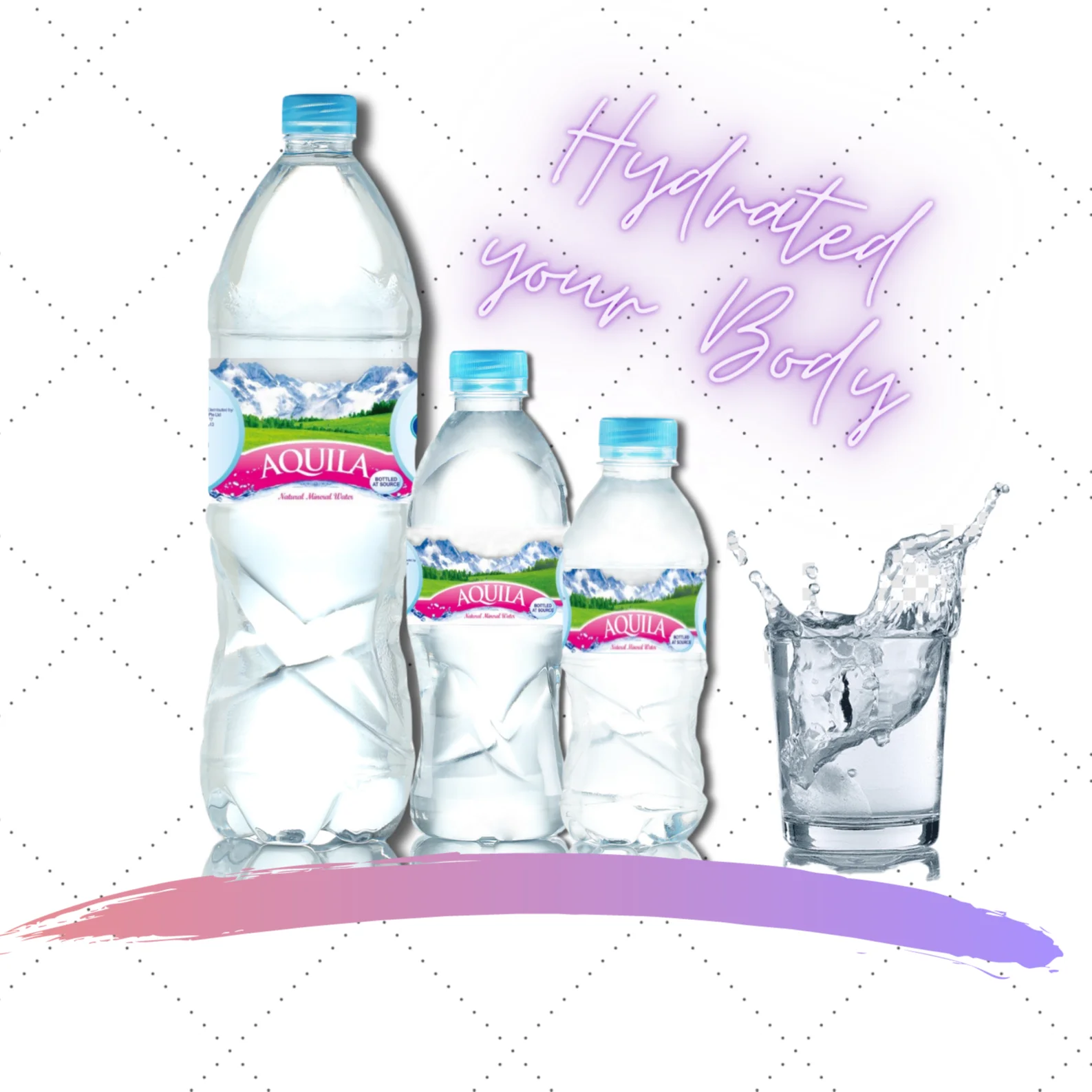 Минеральная пружинная вода AQUILA л