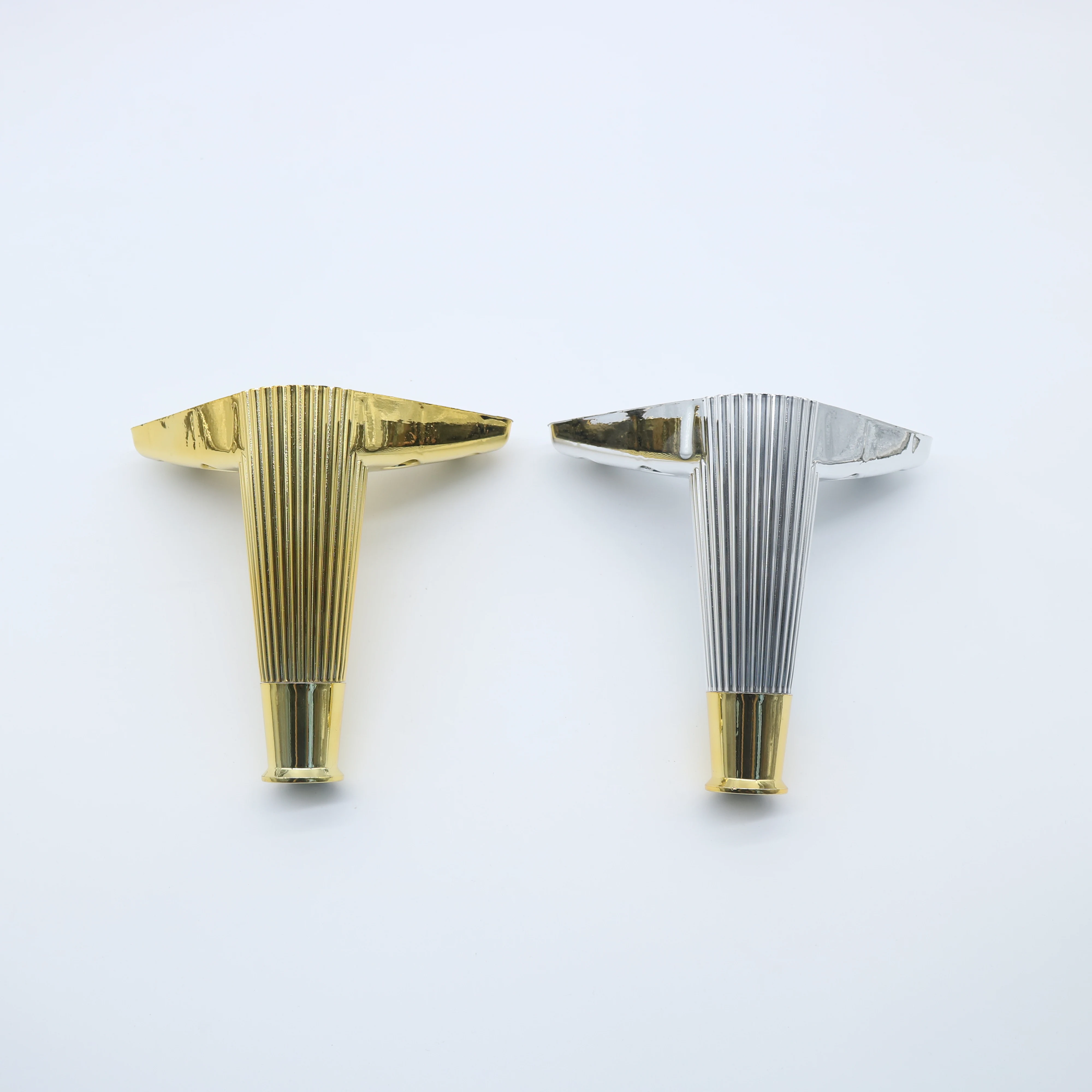 Wholesale Metal Fashion Rose Gold Sand Hair Leg Hardware Modern Gold Foot Heavy-Duty Table Legs Corner Sofa Legs