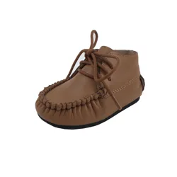 2022 New Arrival High-end Leather  Baby Casual Shoes Cow leather Lace-up Baby Girls and Boys Moccasin Shoes Baby