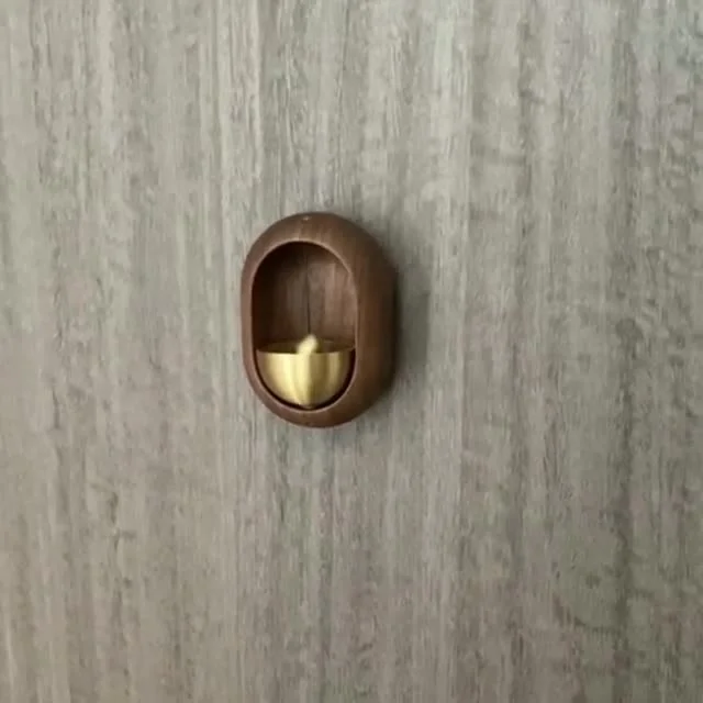 Solid Wood Door Ornament Pendant Bell Small Household Door Wind Chimes
