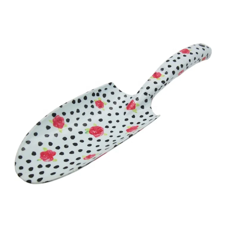 Heat transfer printing lady using quality flower shovel gardening shovel gift pretty garden tool