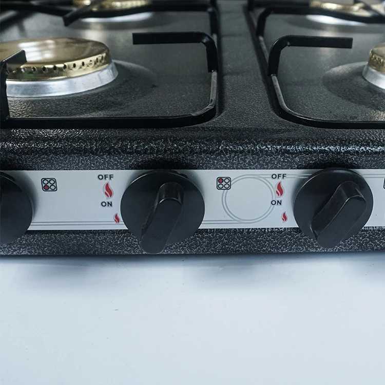 Портативная Коммерческая уличная кухонная плита настольная газовая с 4 горелками для