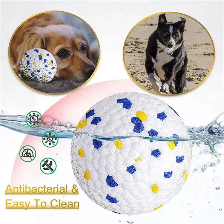 Custom Small Animal Chew Toy Eco-Friendly ETPU Pet Dog Balls Cartoon Style Cat Toy Foam Material Box Packed