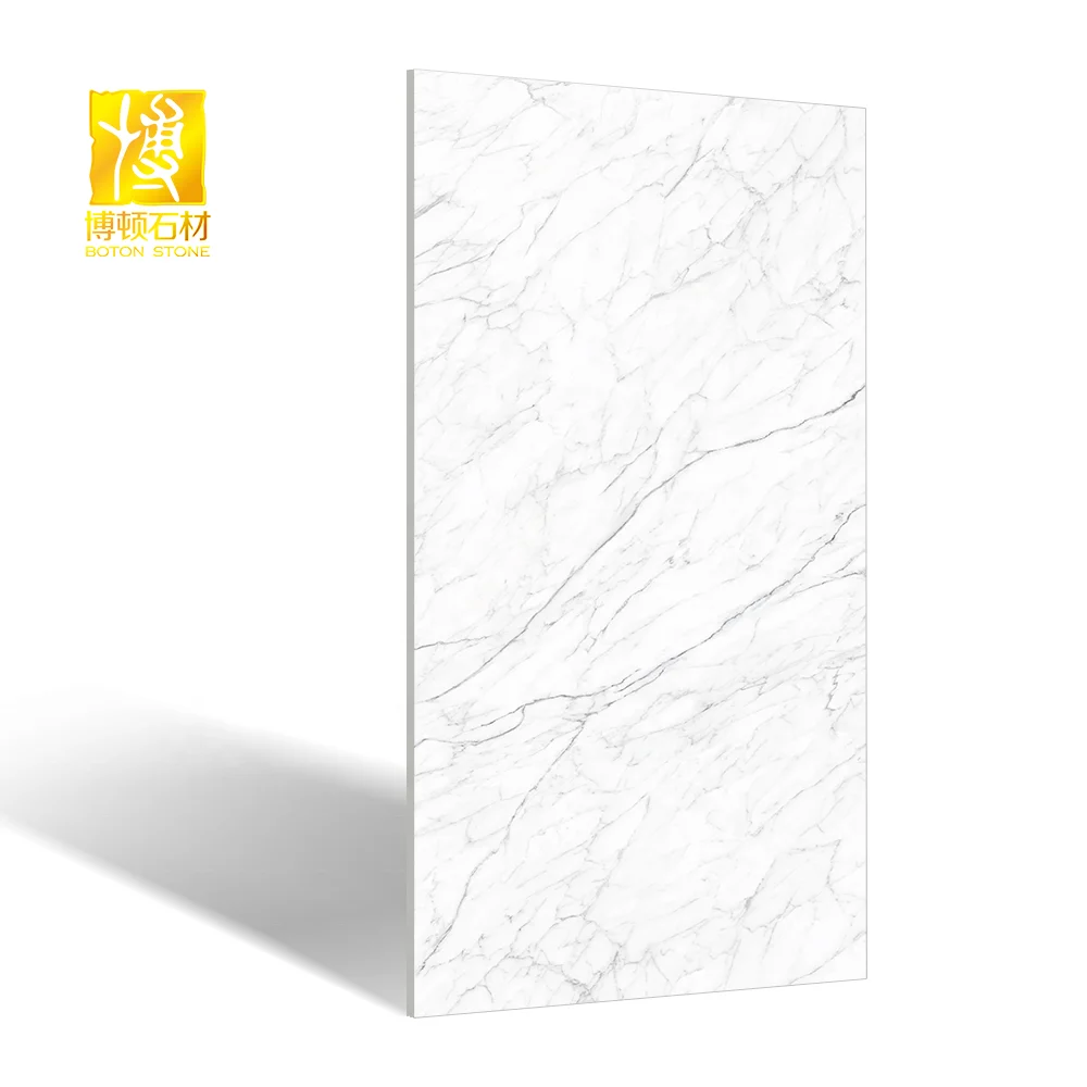 Sintered Stone Marble Ceramic Porcelain Floor Good Price Border White Wall Polished Tiles