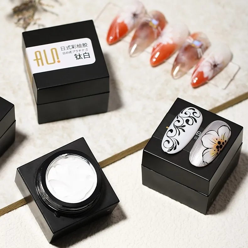 2023 AI LA НУО японский гель для рисования по индивидуальному заказу 5g лак для ногтей Гель-лак 2 вида цветов УФ гель-лаки для ногтей с прекрасным Артом