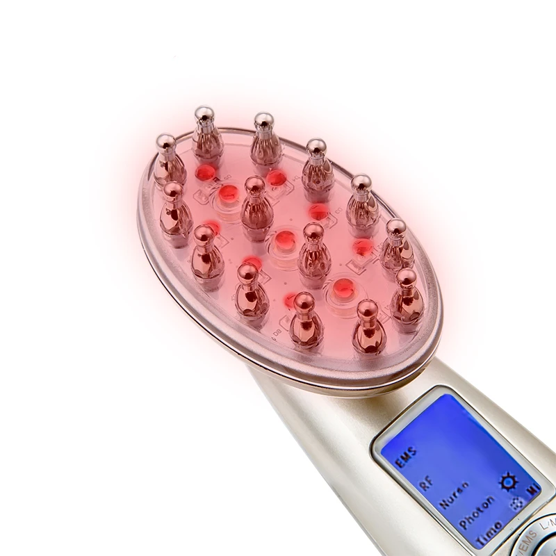 Innovative Products RF EMS Led Light Therapy  Laser Comb For Hair Regrowth Electric Anti Hair Loss Treatment Massager laser comb