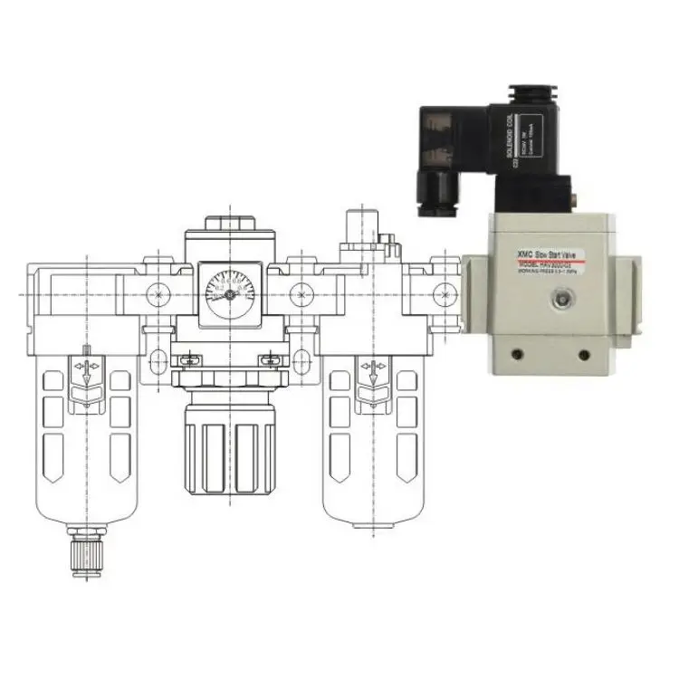 XMC HAV Series Slow Star Valve Pneumatic Control Solenoid Valve