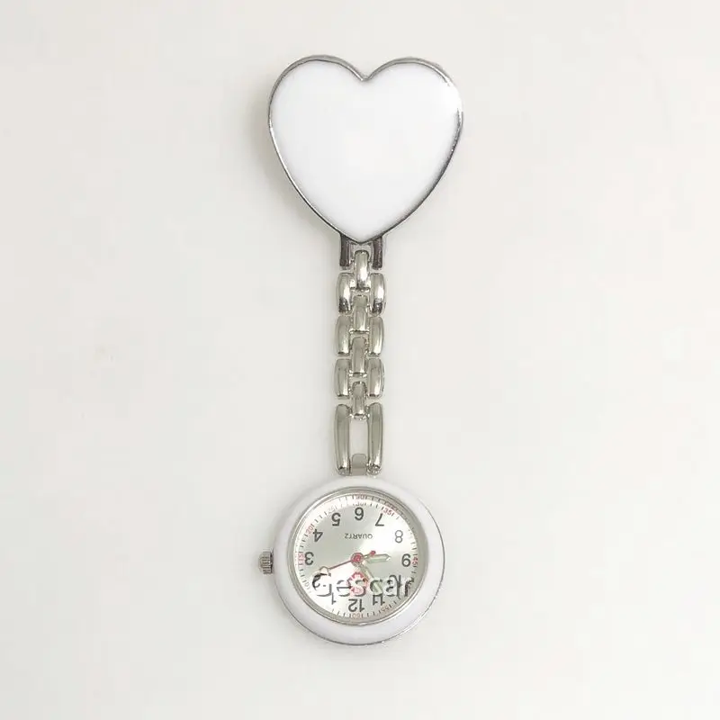 
New Style Luminous Clock Breast Nurse Watch Heart Hanging Pendant Nurse Watch Fashionable Luminous Pendant Hang Watch Gift 