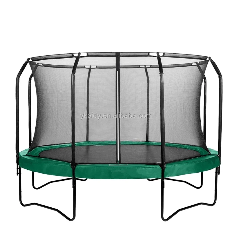 Hot Selling 12 ft Big Park Outdoor Trampoline Fitness Exercise Jumping Trampolines With Safety Net for Kids Adult