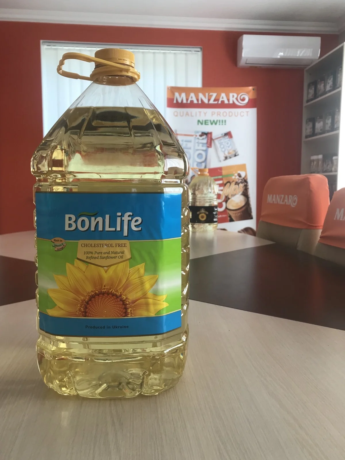 Подсолнечное масло Bonlife 5 л сертифицировано кошерное домашнее животное Произведено в