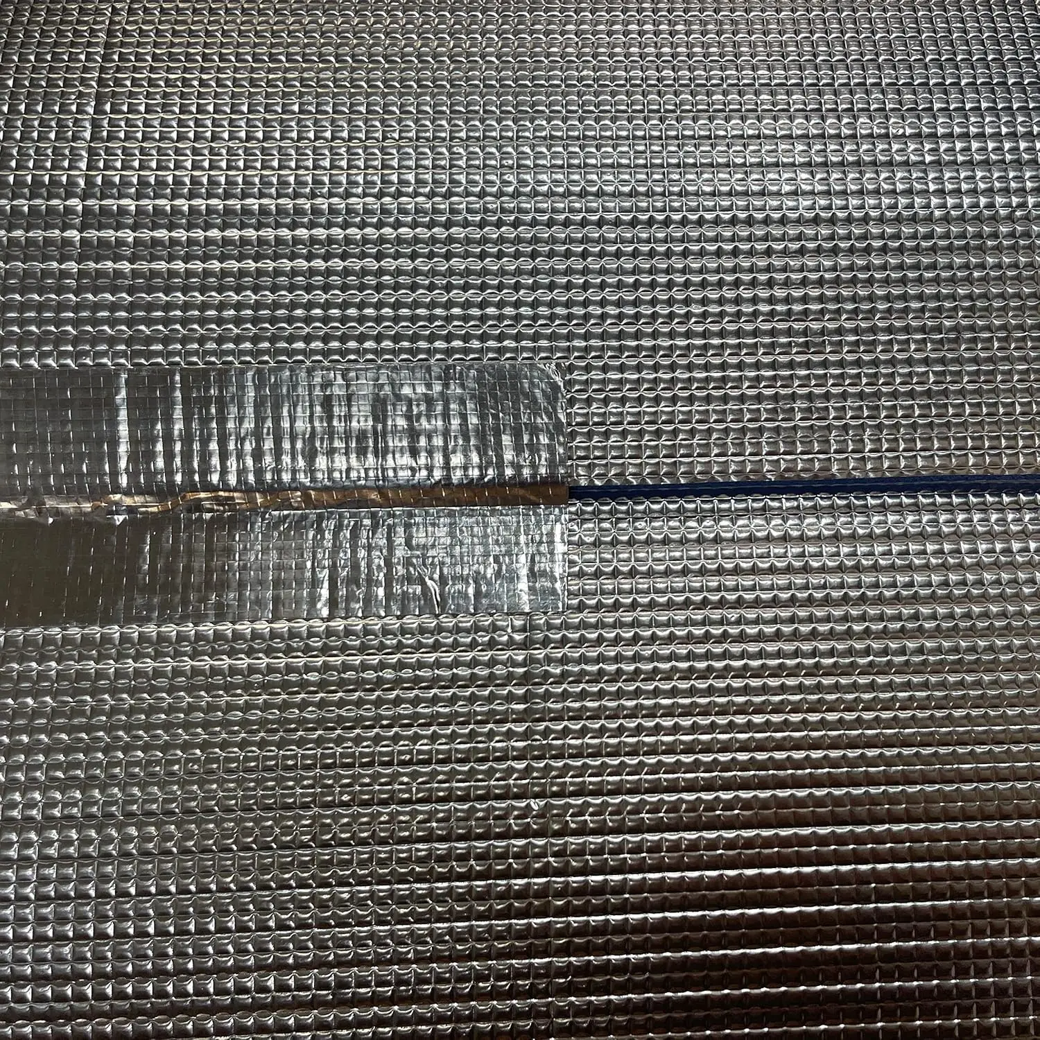 Aluminium tape Foil Vapor Resistant, Thermal Conductivity, Rubber Adhesive, Silver, 2 in x 5 yds, 1 Roll
