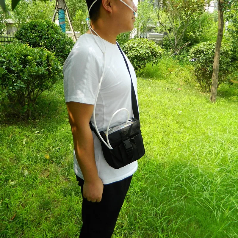 COXTOD Mini Oxygen Concentrator Generator Household Oxygen Bar Vehicle Oxygen Machine Handheld Oxygenerator 8 Hours Battery Last