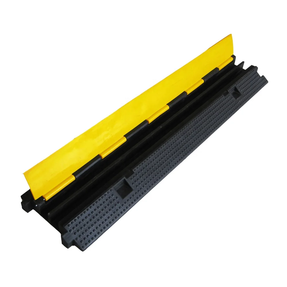 Products In Demand 2024Heavy Load Capacity Reflective Cable Protector, China Suppliers Driveway Rubber Cable Protector)