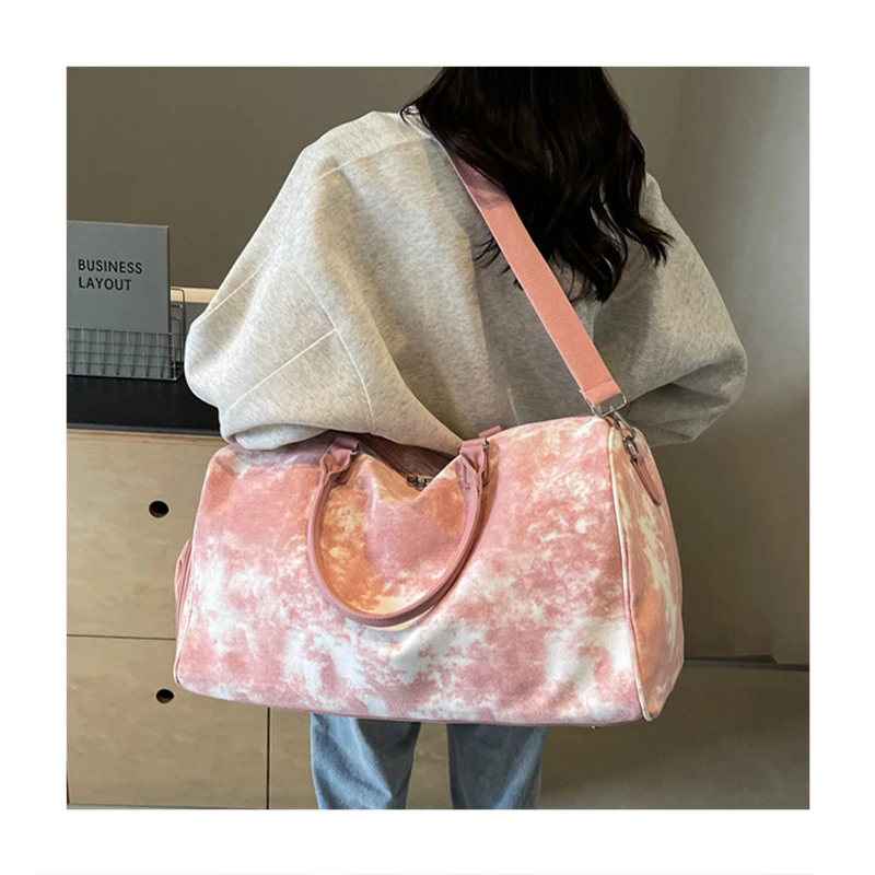 Lucshy  PU Leather  Garment Bag Large Capacity Foldable Storage  Fashion Outdoor Sports Waterproof  Travel  Bag