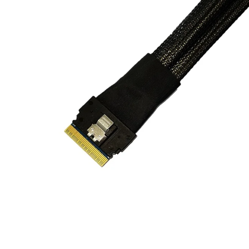 SFF-8654 SlimSAS 74pin cable slim sas 8i 74pin cable sff8654 to sff8643 Straight Cable 0.5m for computer