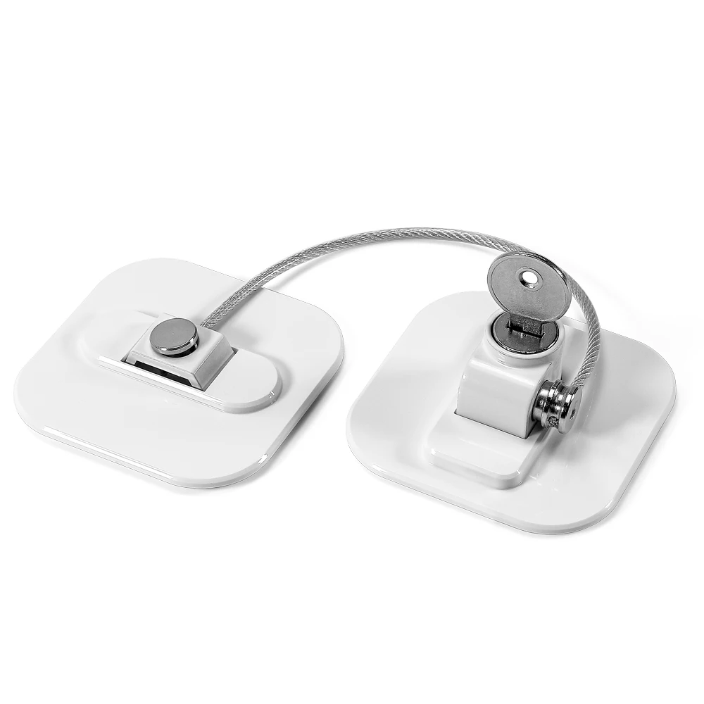 High Level China Manufacturer of Baby Safety Products Metal fridge Lock Equipped with Key Good day Safety Lock